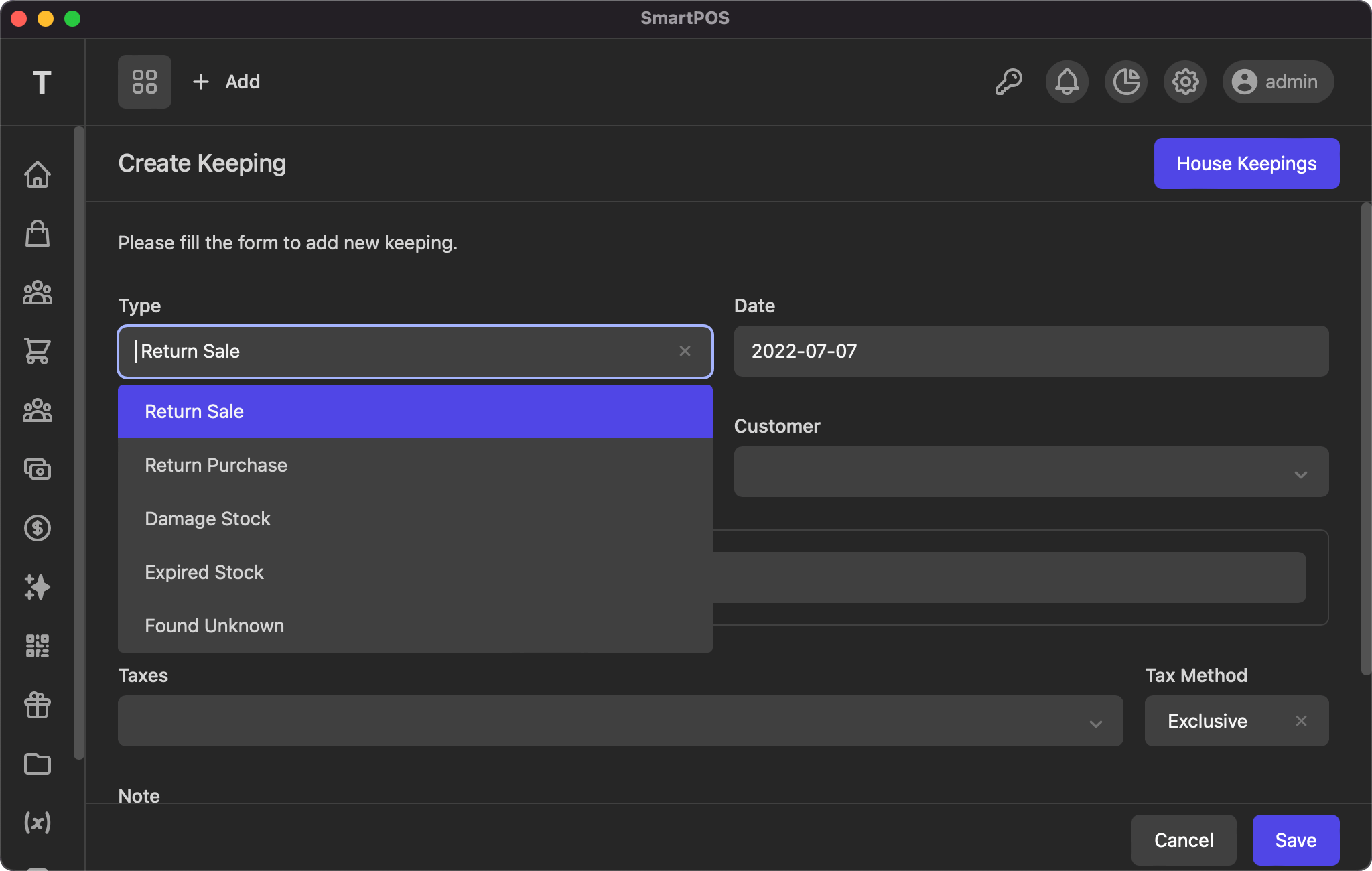 Add House Keepings Add House Keepings